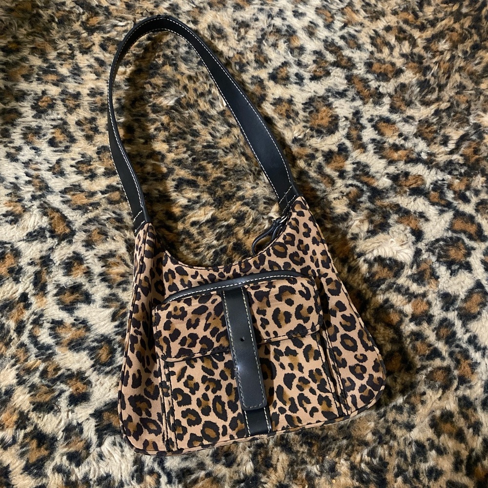 Leopard Print Shoulder Bag